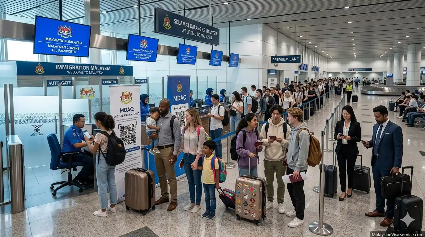 International travelers who need to complete Malaysia Digital Arrival Card